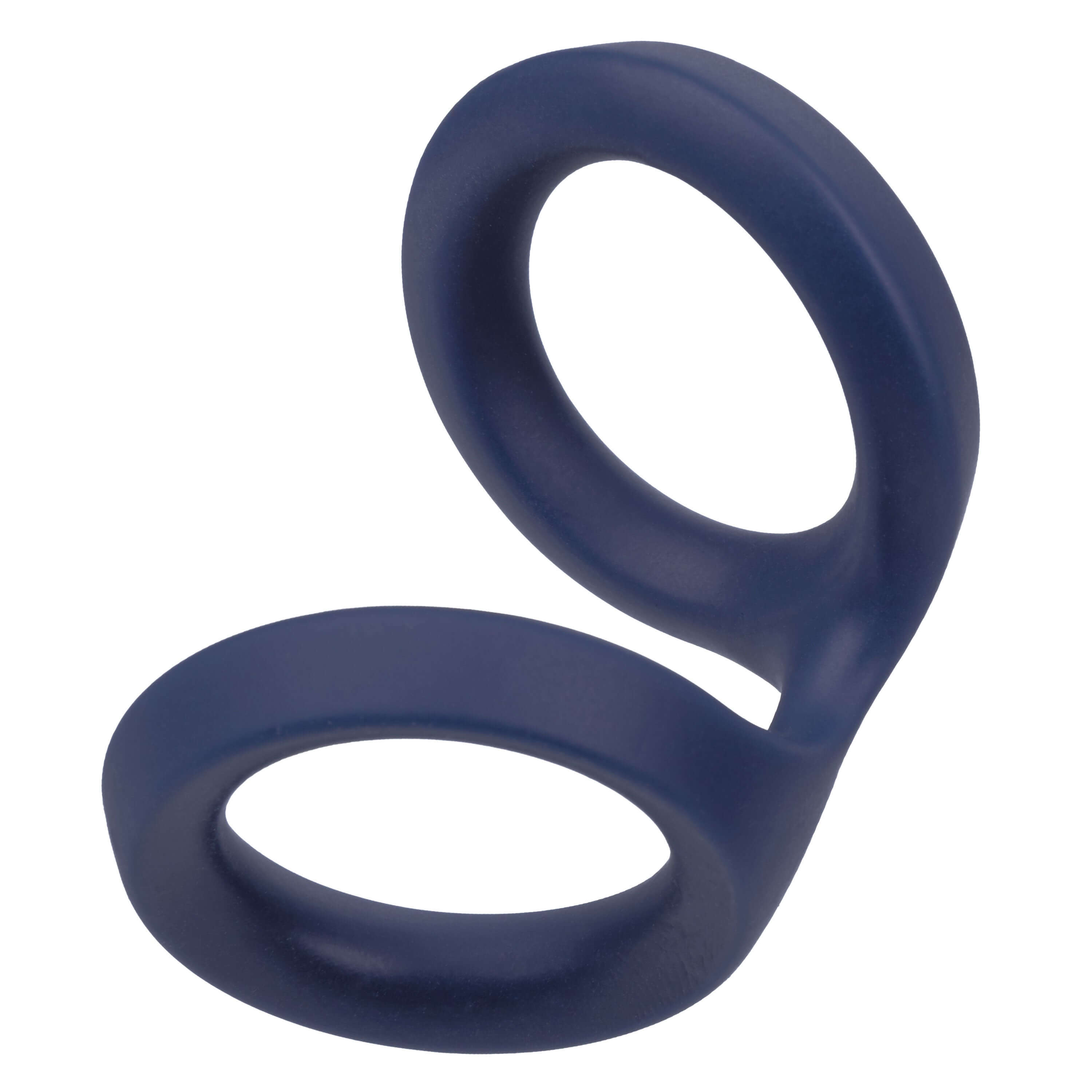Viceroy Dual Silicone Ring in blue, designed for secure support and enhanced sensation during intimate activities.