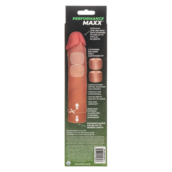 Performance Maxx Liquid Silicone Extension System - Brown-0