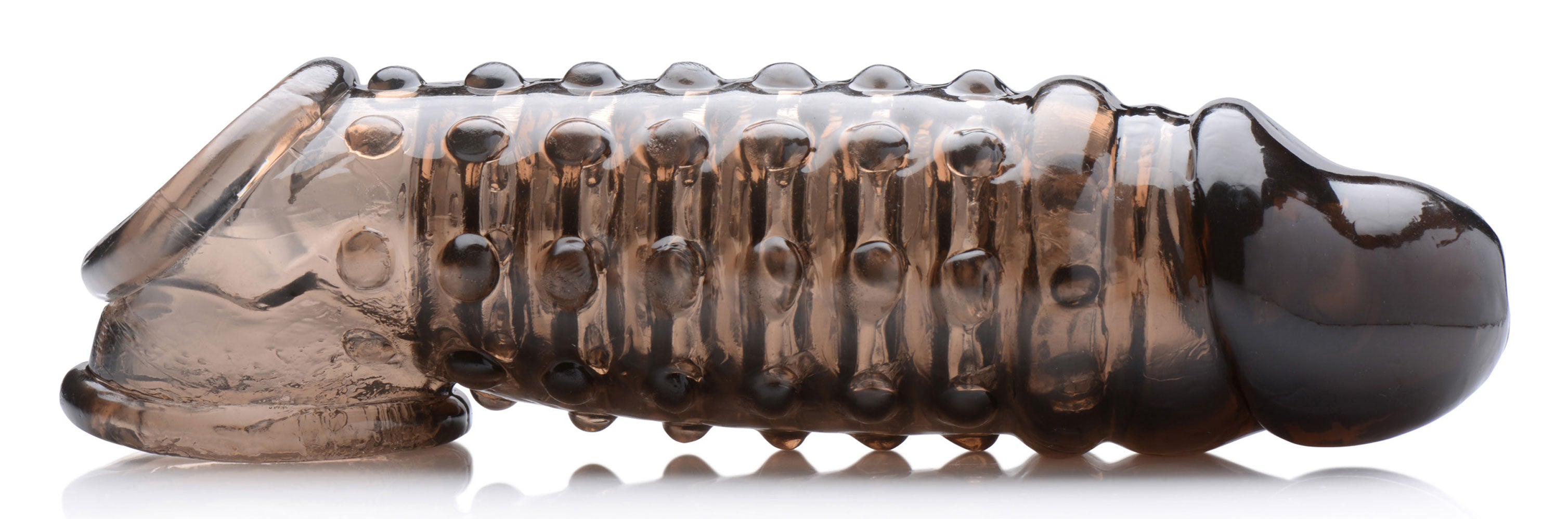 1.5 Inch Penis Enhancer Sleeve - Smoke-3