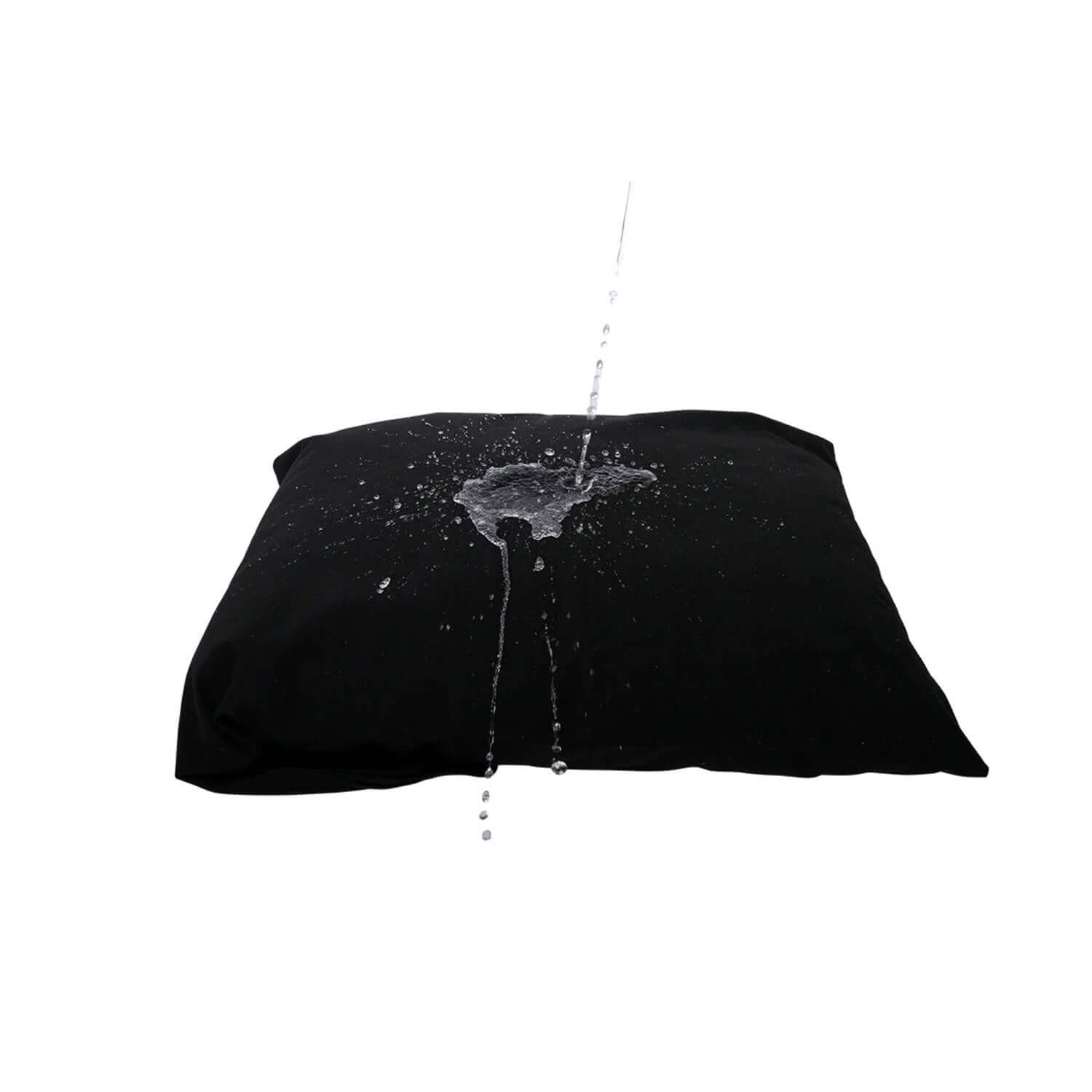 Black Pivot Pillow Protector with water-resistant feature, demonstrating premium protection.