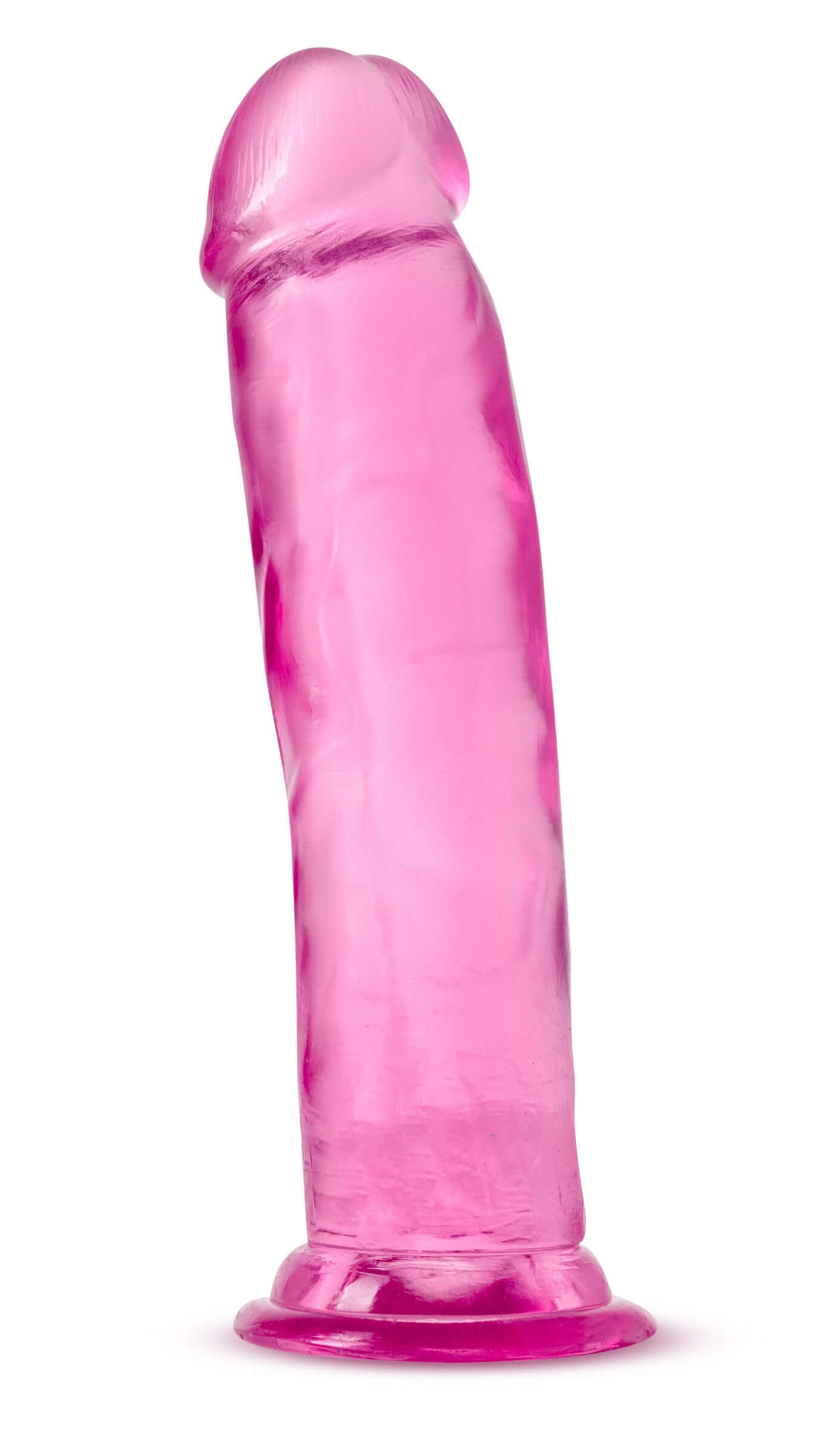B Yours Plus Thrill n Drill Dildo Pink, a ultra-soft, realistic pink dildo for comfort and pleasure.