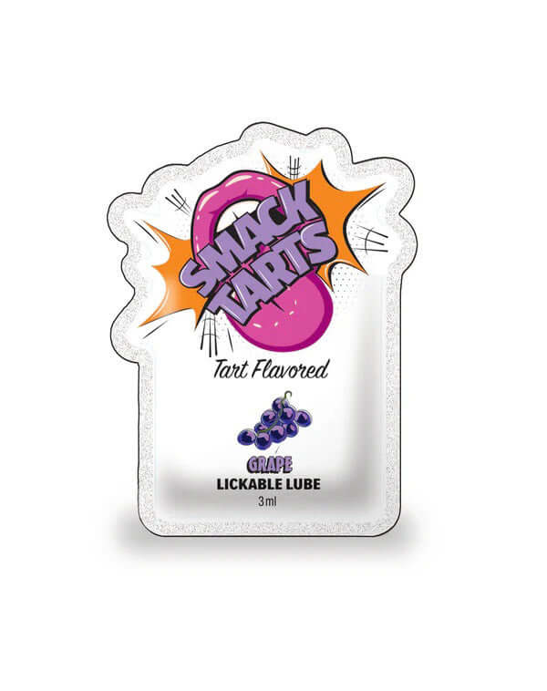 Smack Tarts Lube 3ml Pouch Display 36pc - Sour Grape-2