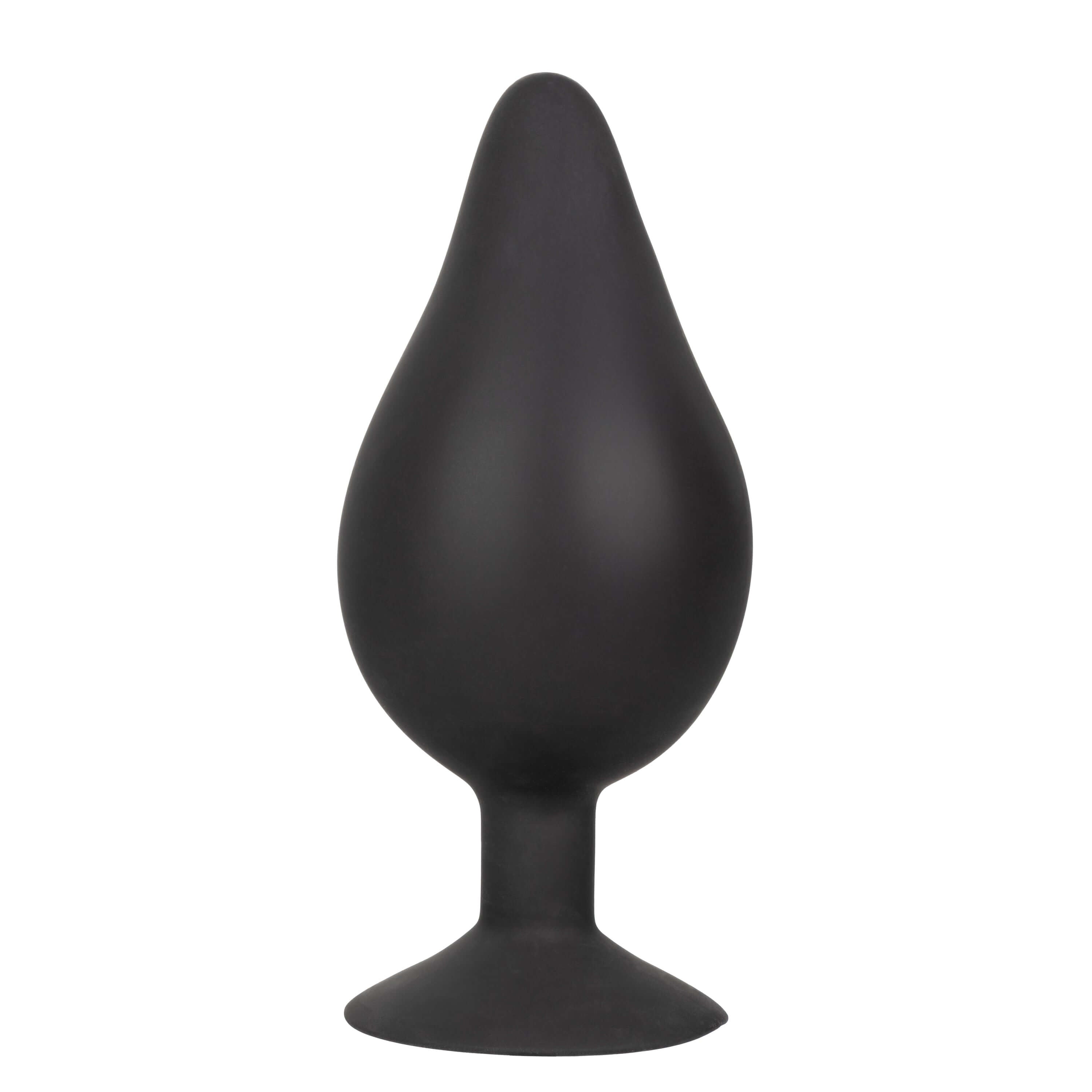 XL Silicone Inflatable Plug Black, premium body-safe anal toy, designed for adjustable size and controlled expansion.