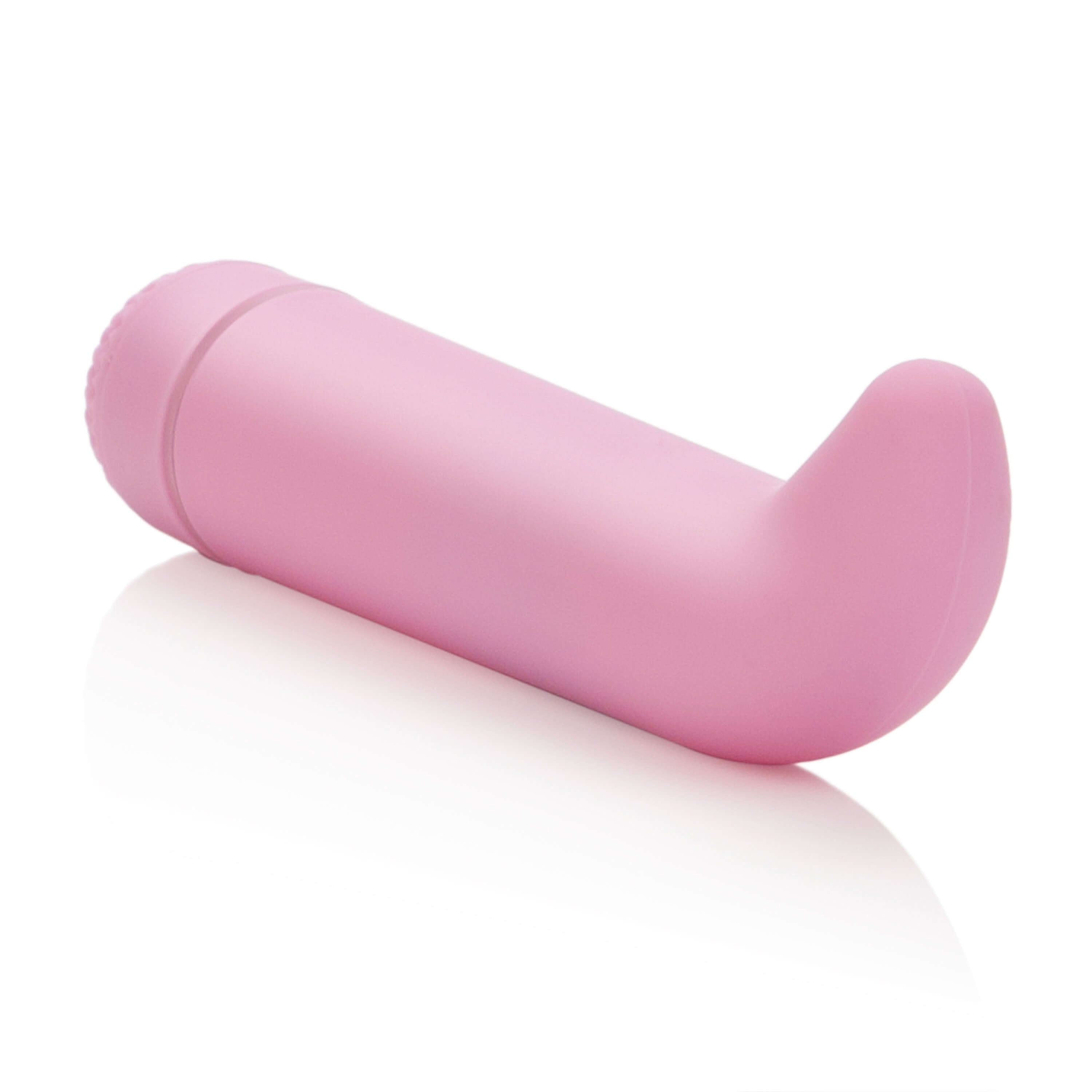 First Time Mini G-Vibe Massager Pink designed for targeted stimulation with a smooth, elegant touch.