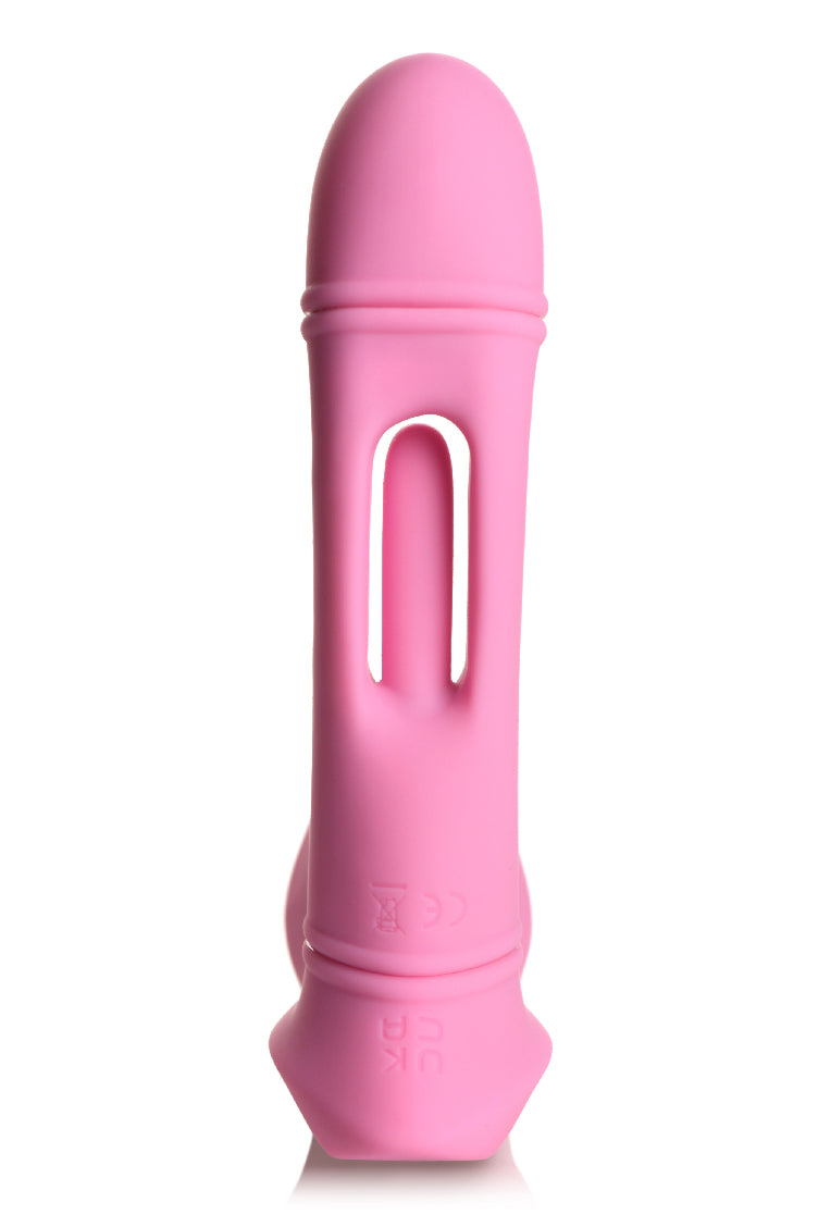 Flickers G-Flick Flicking G-Spot Vibrator With  Remote - Pink-2