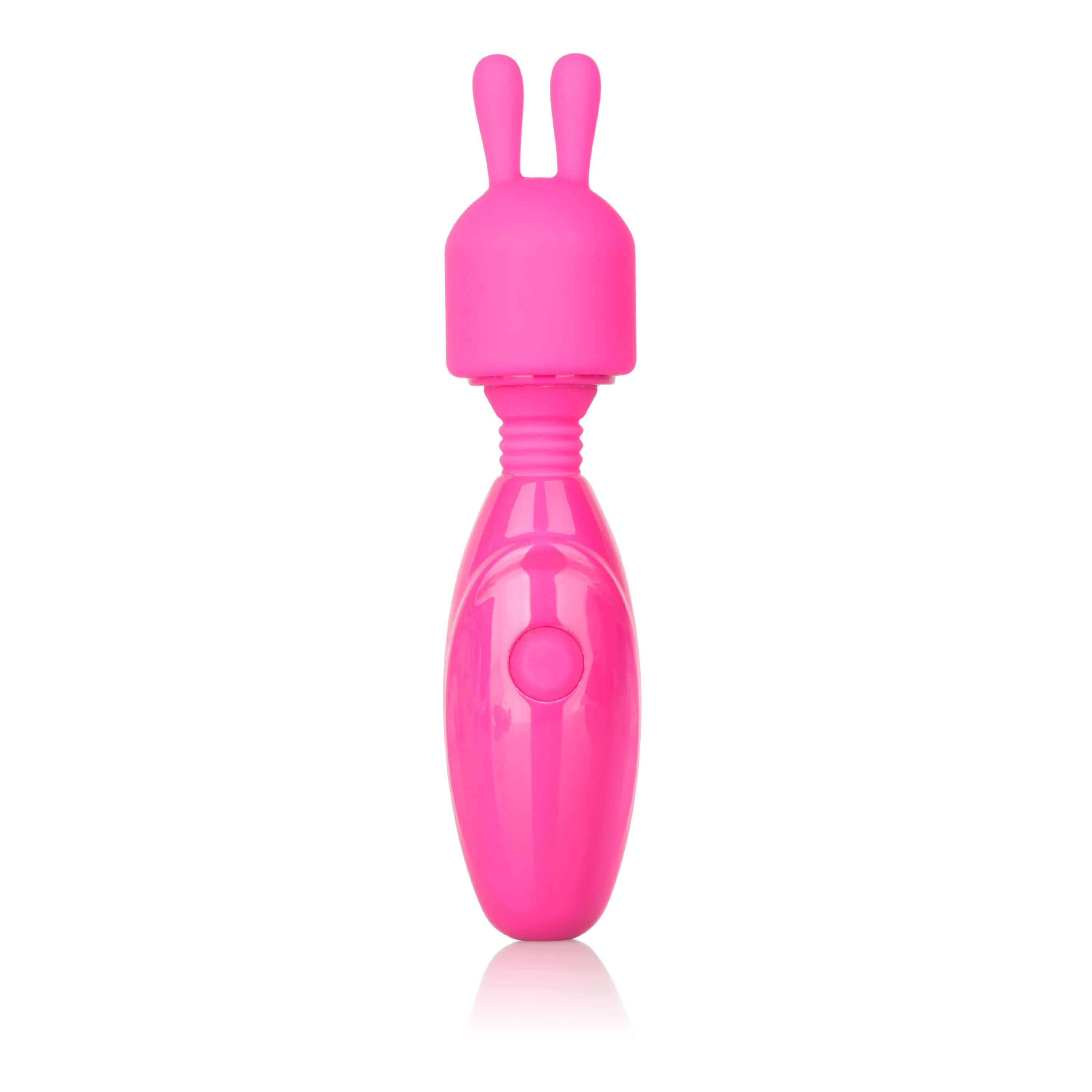 Tiny Teasers Bunny Massager Pink compact design for discreet stimulation and pleasure.