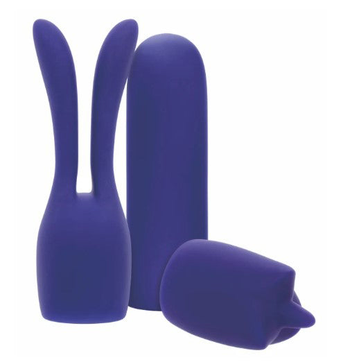 Pleasure Kits Temptation Collection Purple includes versatile silicone accessories in a vibrant purple color.