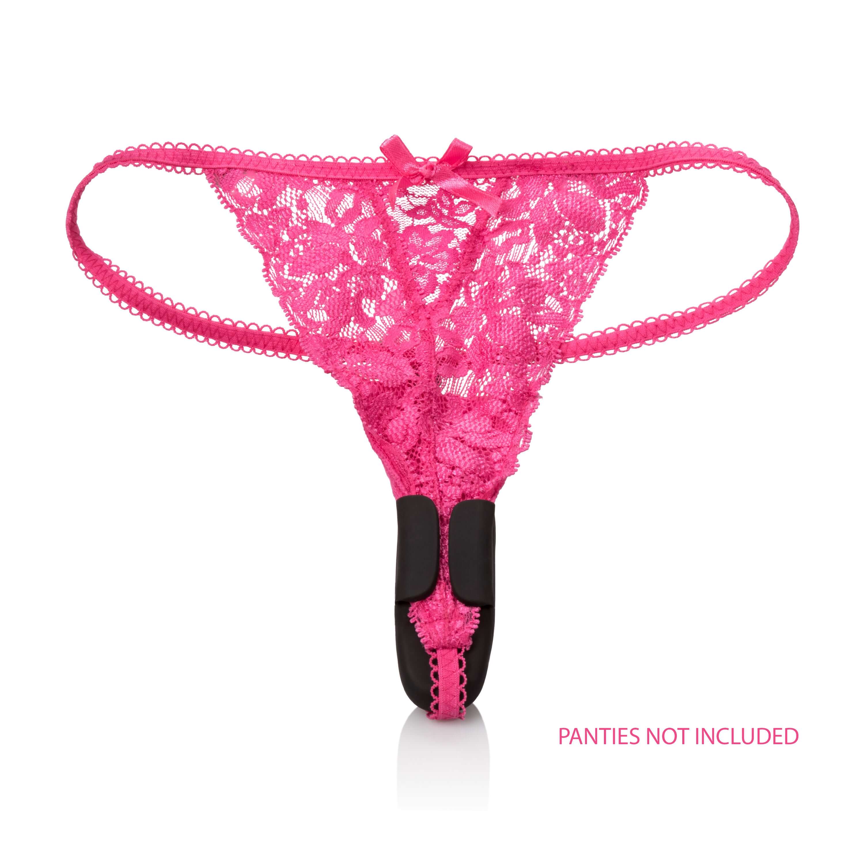 Lock-N-Play Remote Petite Panty Teaser in pink lace design, perfect for discreet stimulation and playful intimacy.