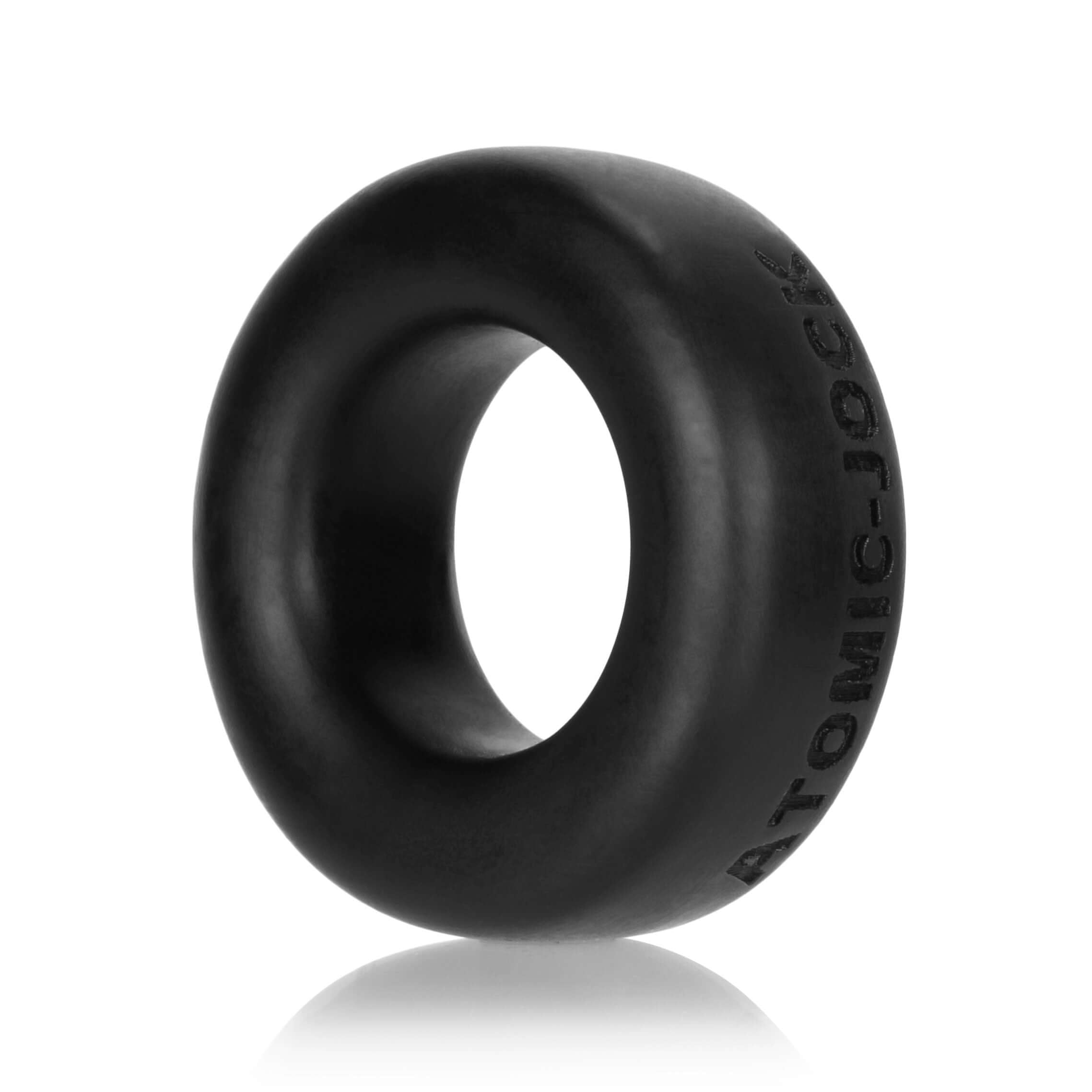 Oxballs Cock T Comfort Cockring Silicone Smoosh Black durable silicone cock ring designed for maximum comfort and flexibility.