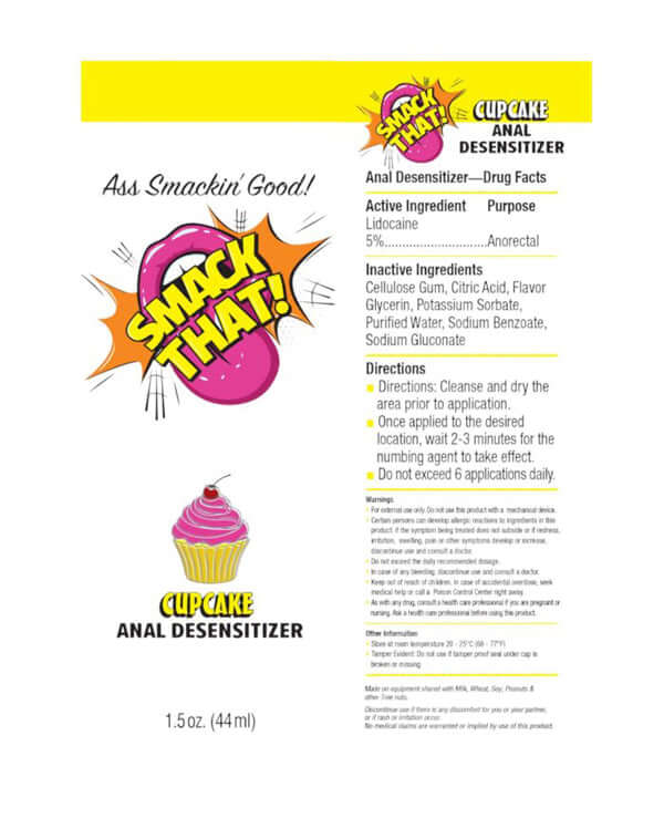 Smack That Anal Desensitizer Cupcake 1.5oz-1