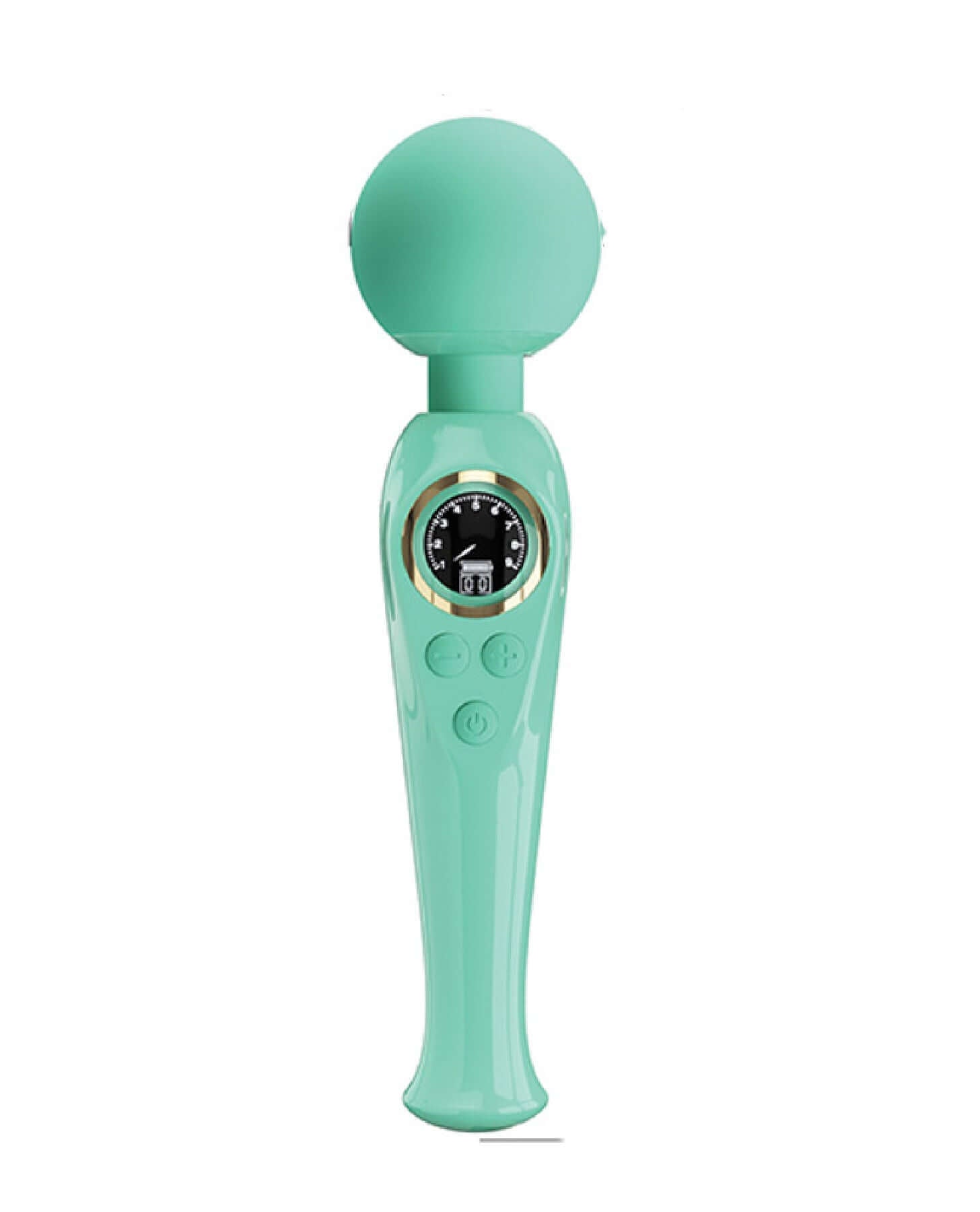 Turquoise Skylar LED Digital Display Wand with powerful motor, flexible neck, and digital settings screen