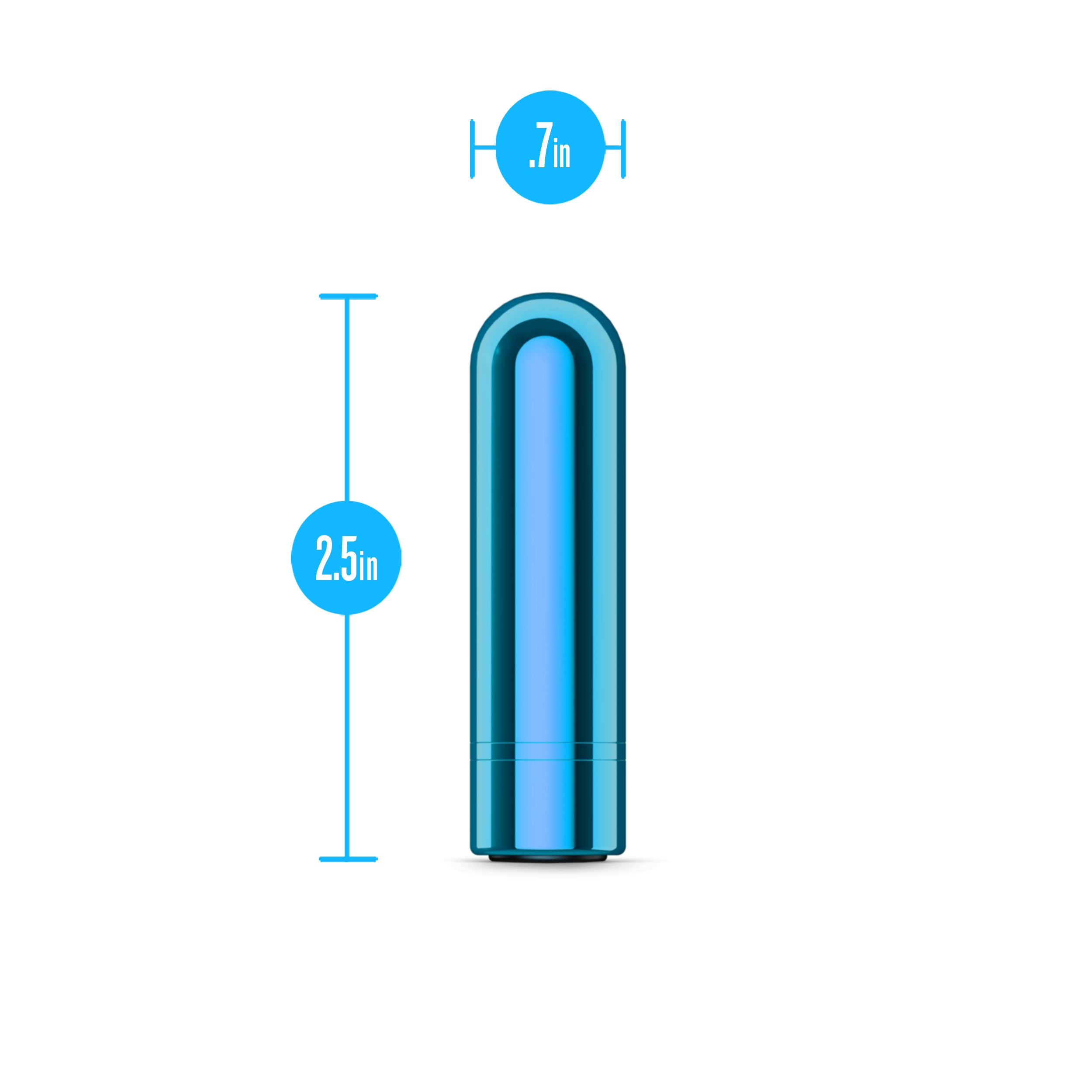 Kool Vibes - Rechargeable Mini Bullet - Blueberry-2