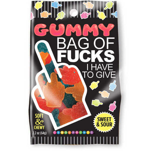 Bag of Fucks I Have to Give, Sour Gummy 2.2oz-1