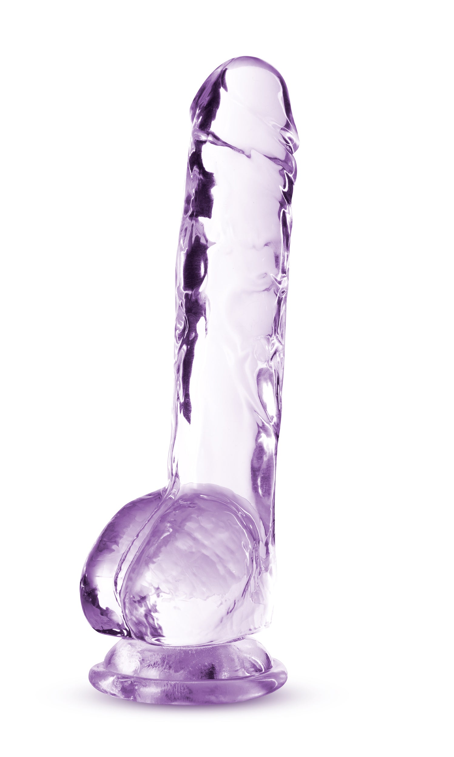 Naturally Yours - 8 Inch Crystalline Dildo - Amethyst-3