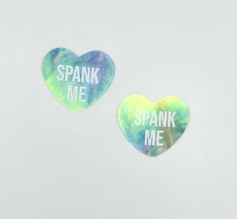 Spank Me Rainbow Sherbert Tie Die Candy Heart Pasties-0