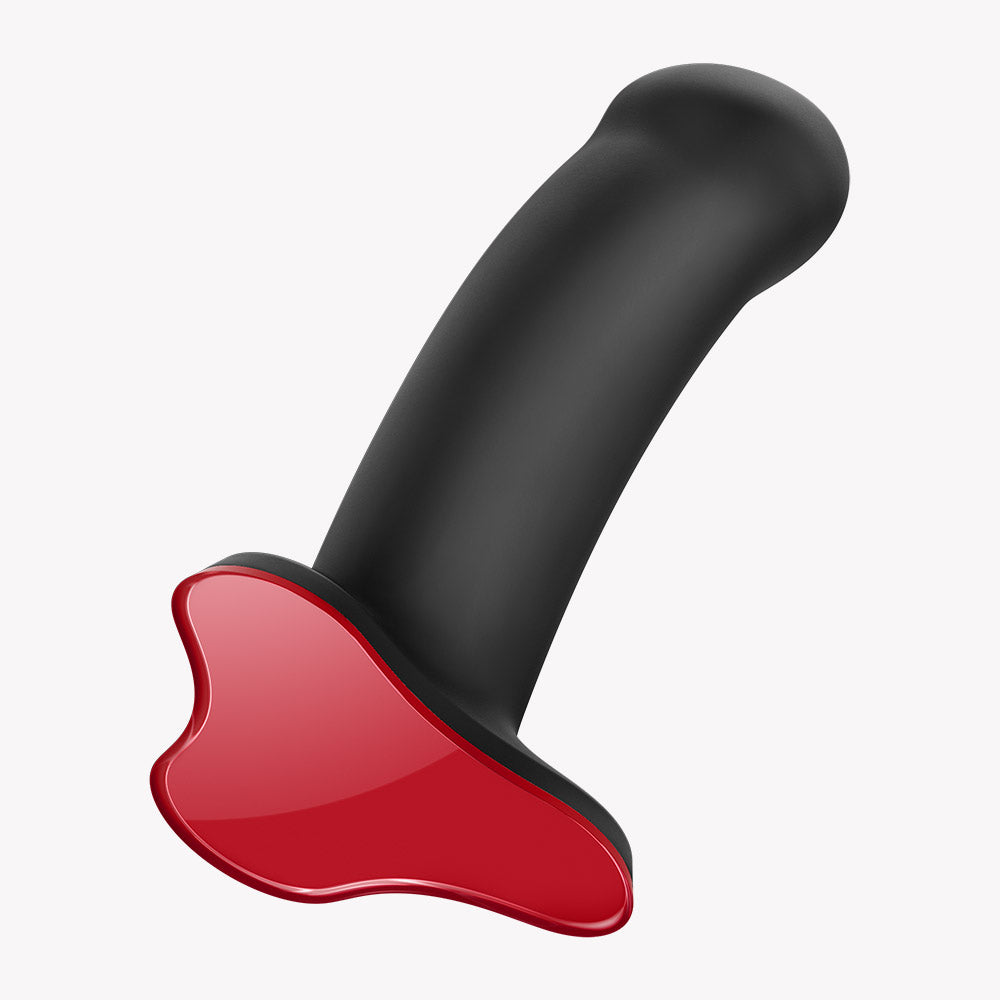 Fun Factory Amor G-Spot Dildo Black with a gently curved design for targeted internal stimulation.