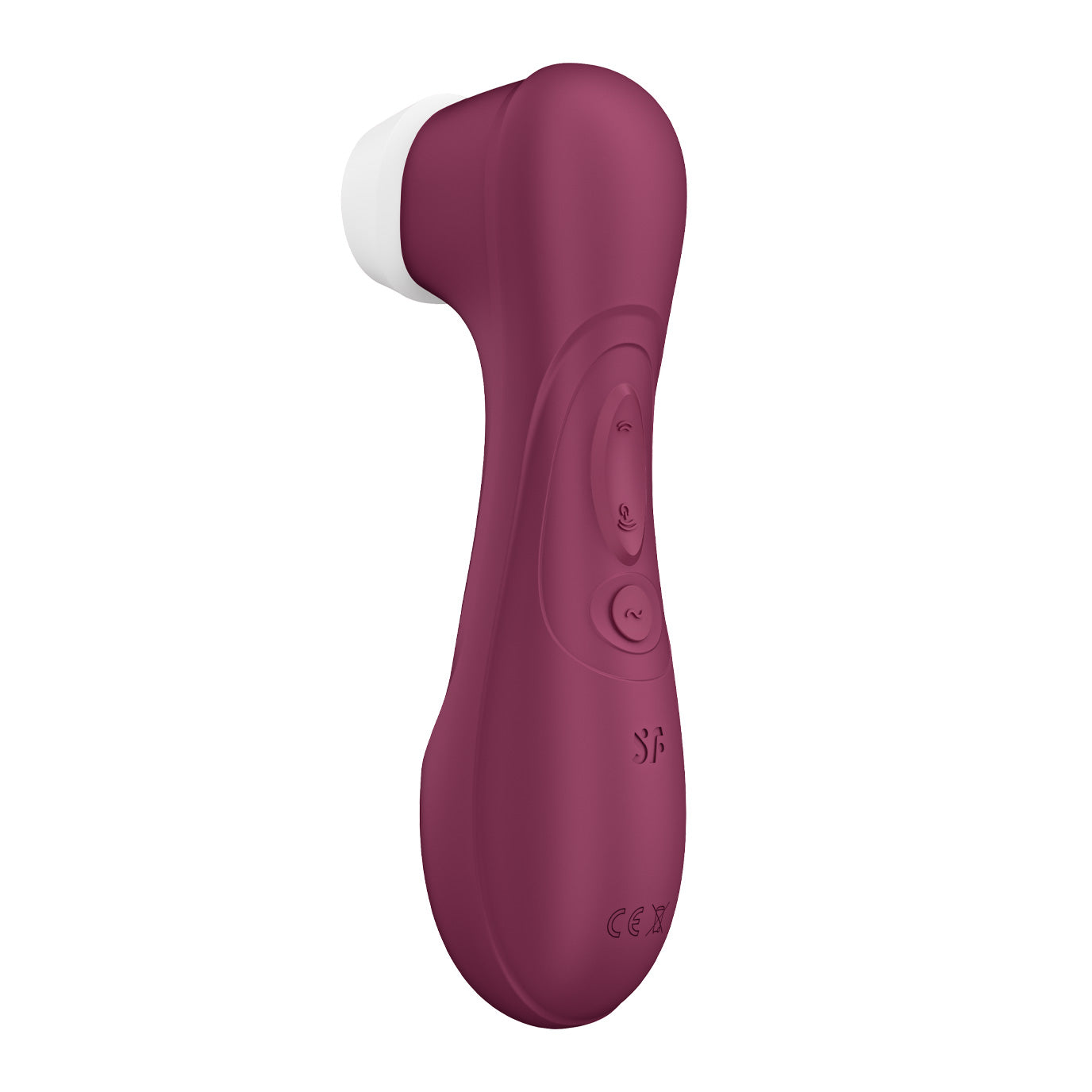 Satisfyer Pro 2 Generation Air Suction Wine Red, ergonomic design with air pulse stimulation features.