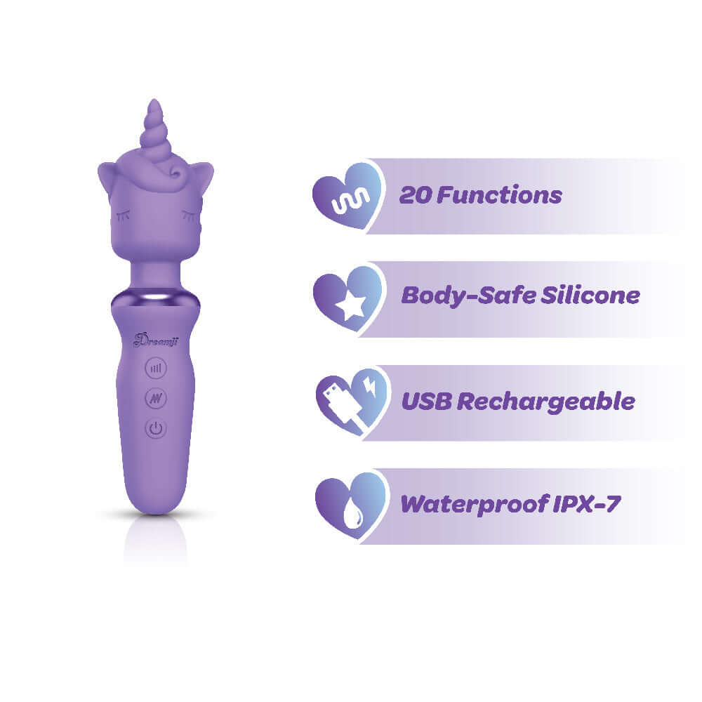 Dreamii Wand Powerful Unicorn Wand - Lilac Whirl-7