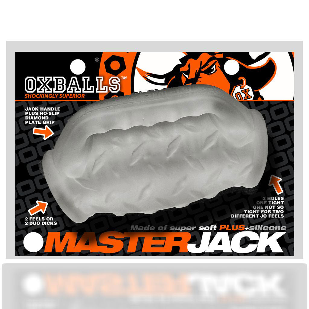 Masterjack Double Penetration Jo - Clear Ice-2