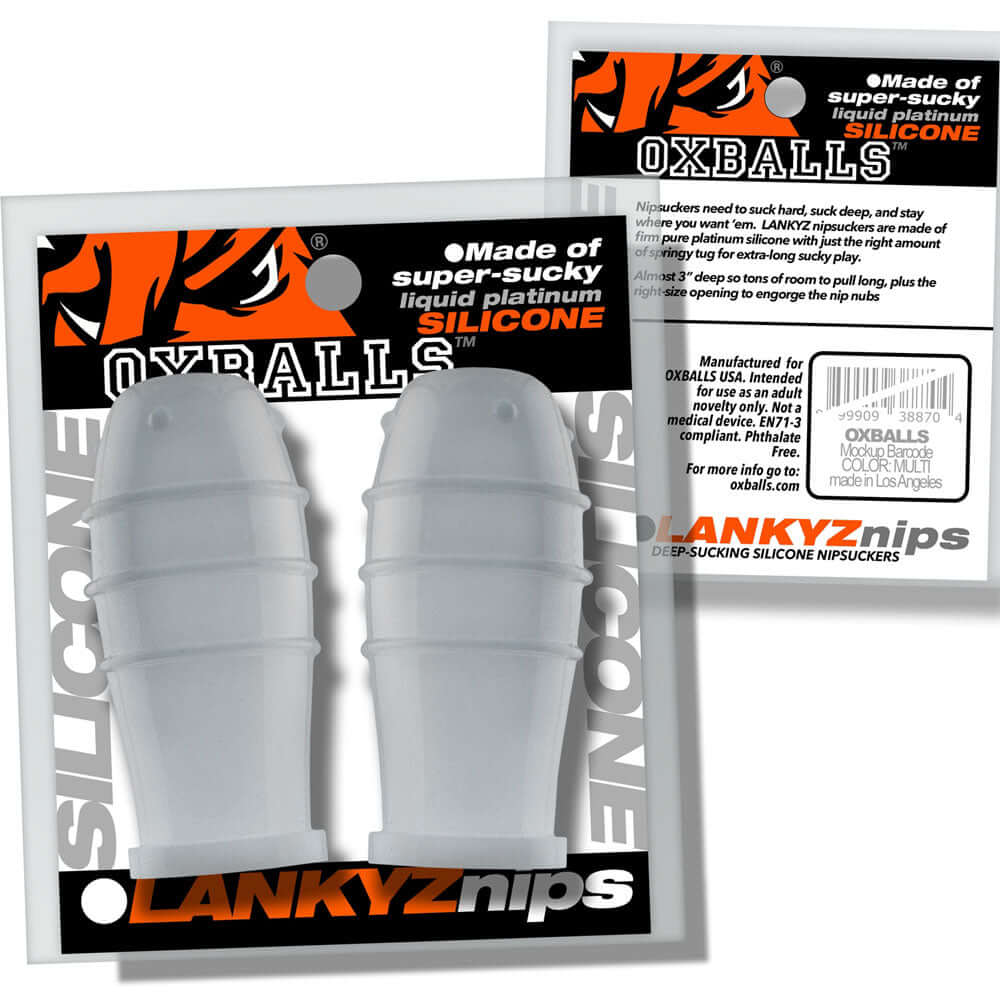 Lankyz Silicone Nipsuckers - Clear Silicone-0