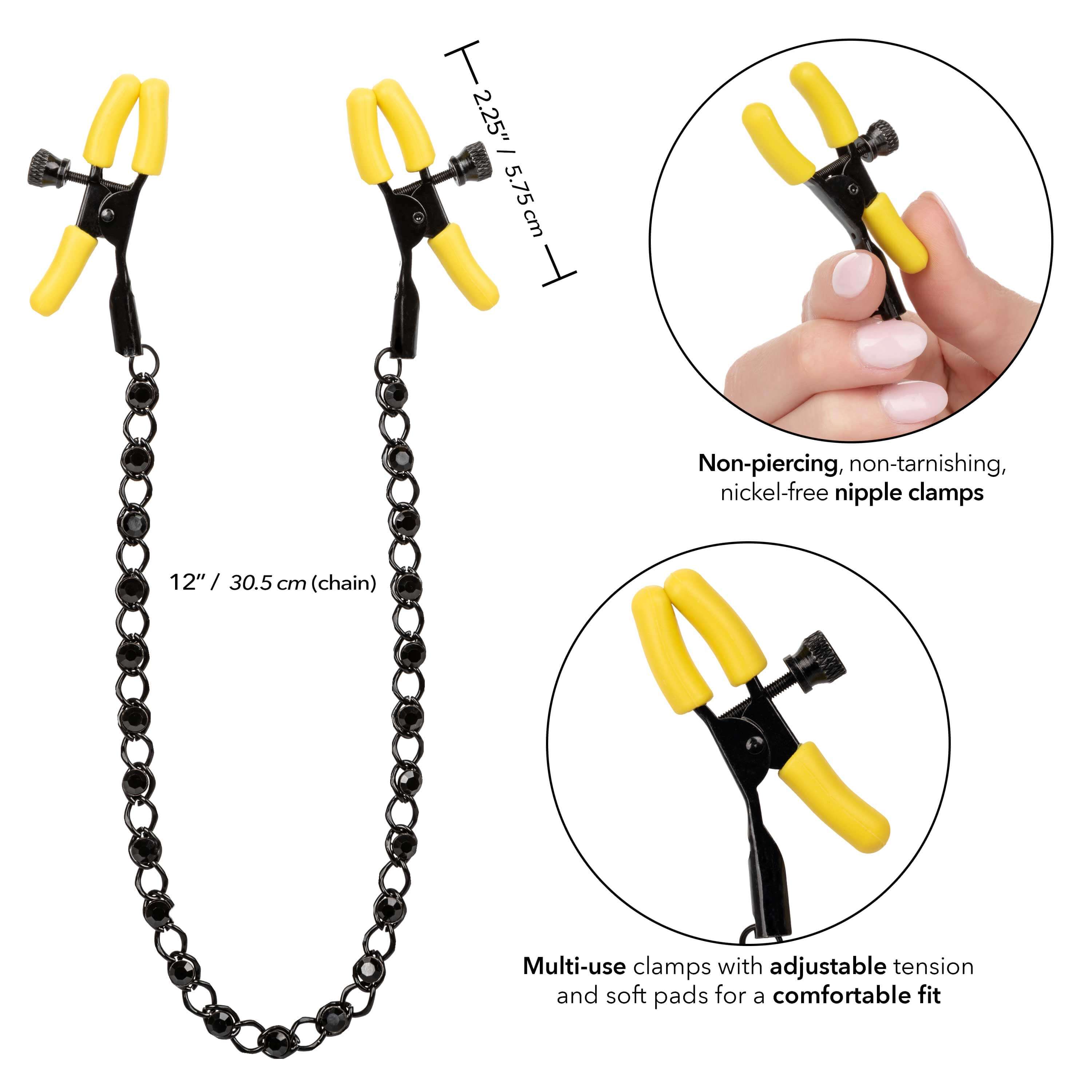 Boundless Nipple Teaser - Yellow/black-3