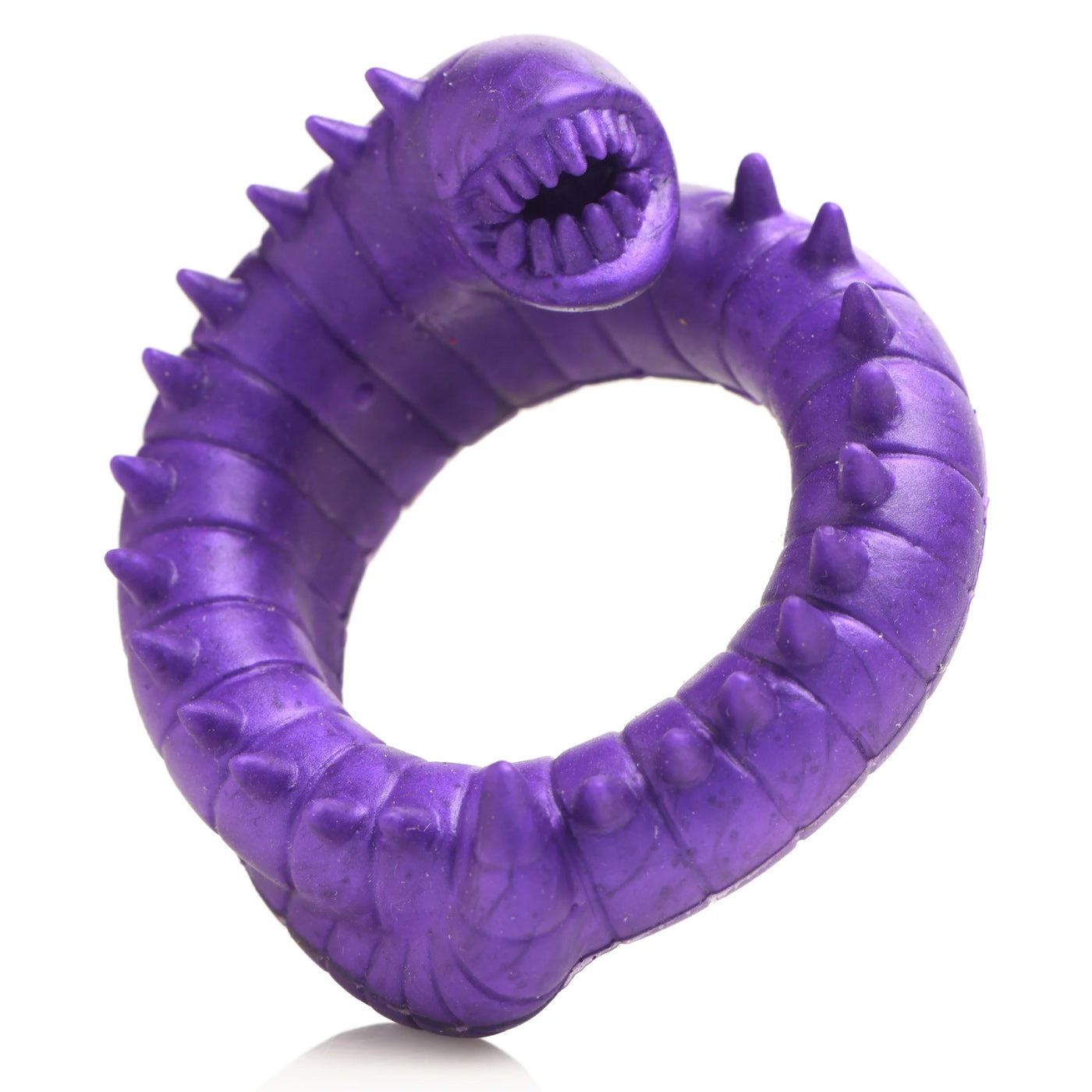 Slitherine Silicone Cock Ring - Purple-5