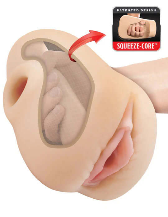 Pdx Plus Pussy Pounder Squeeze Stroker - Light-2