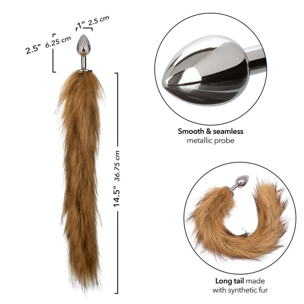 Running Wild Tail - Brown-3