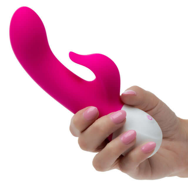 Basic Essentials Rechargeable Dual Pleaser - Pink-3