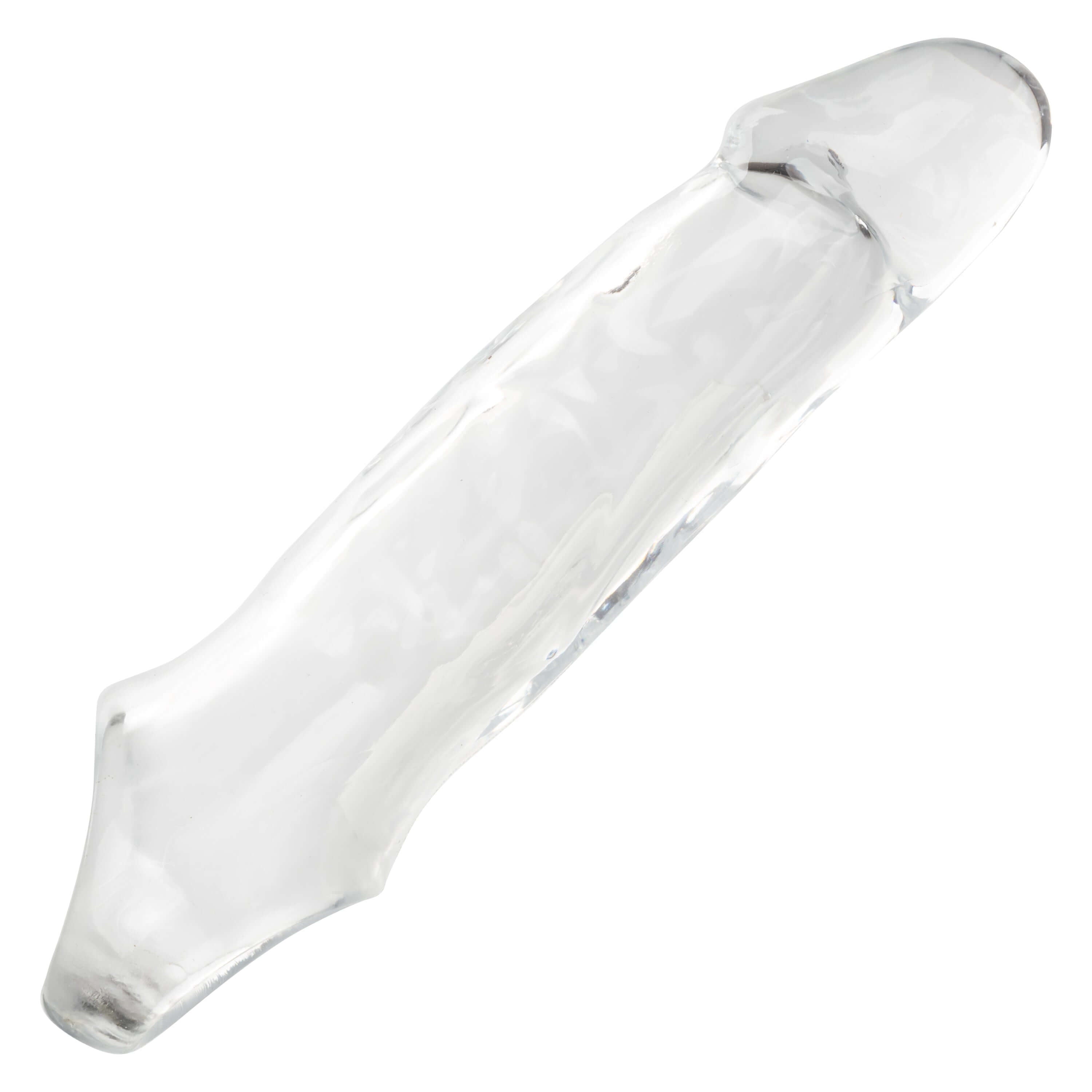 Performance Maxx Clear Extension 7.5 Inch Clear showcasing its smooth and transparent design for enhanced sensations.