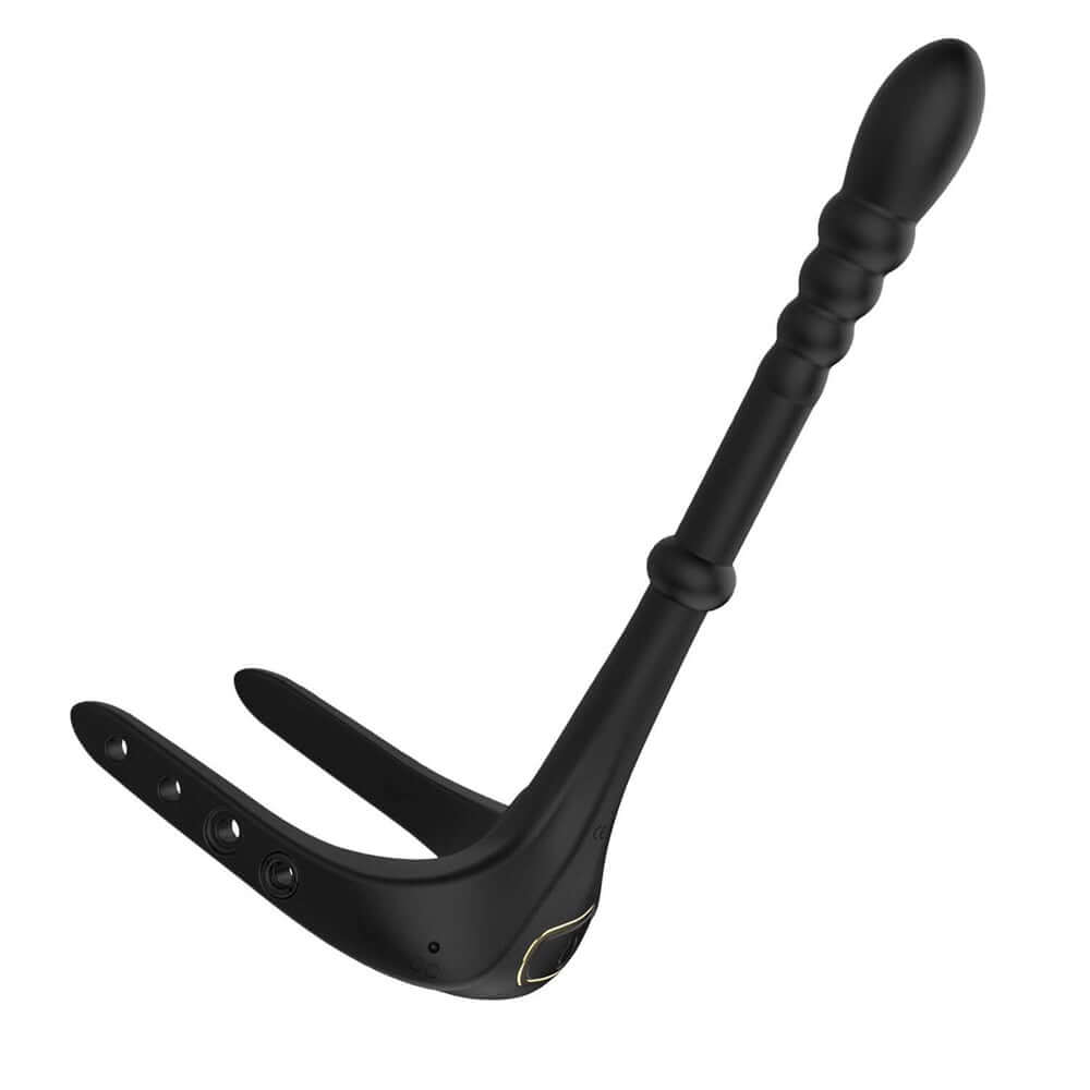 Magic Dual Pleasure Massager Black designed for versatile, customizable stimulation and ergonomic comfort.