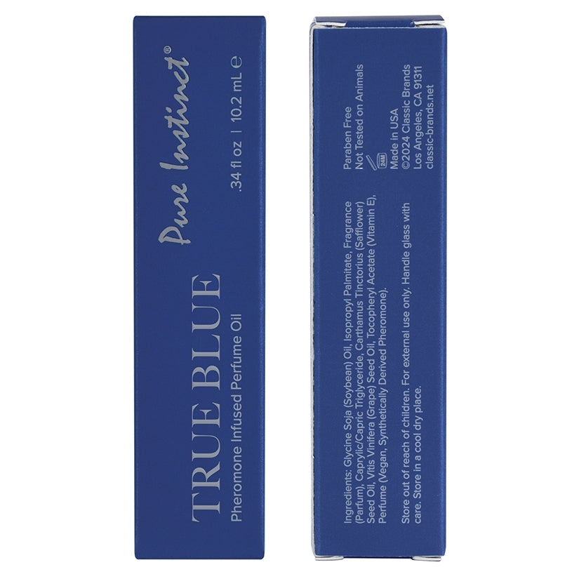 Pure Instinct Pheromone Fragrance Oil True Blue Original Roll on 10.2 ml 0.34 ml