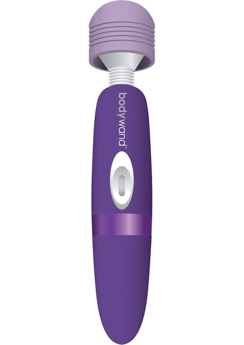Bodywand Rechargeable Massager Purple displayed in sleek modern design with a velvet-touch finish.