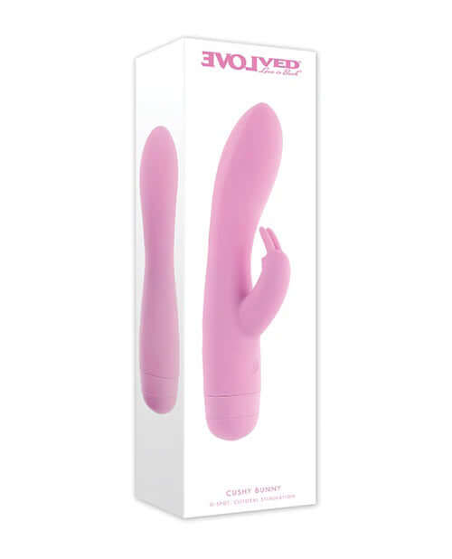 Cushy Bunny G-Spot Clitoral Stimulation - Pink-0