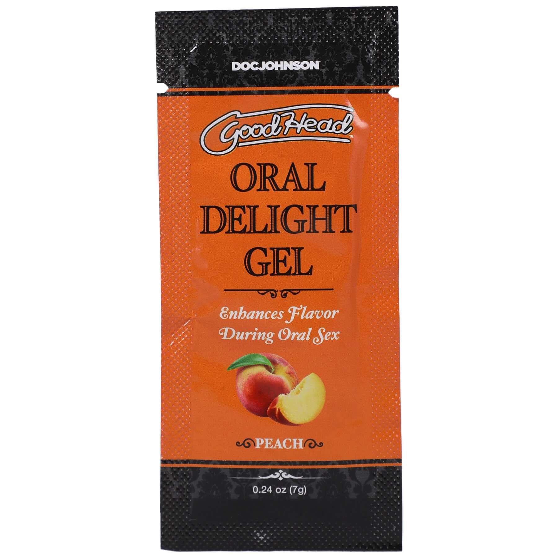 Goodhead - Oral Delight Gel Peach 0.24 Oz Bulk-0