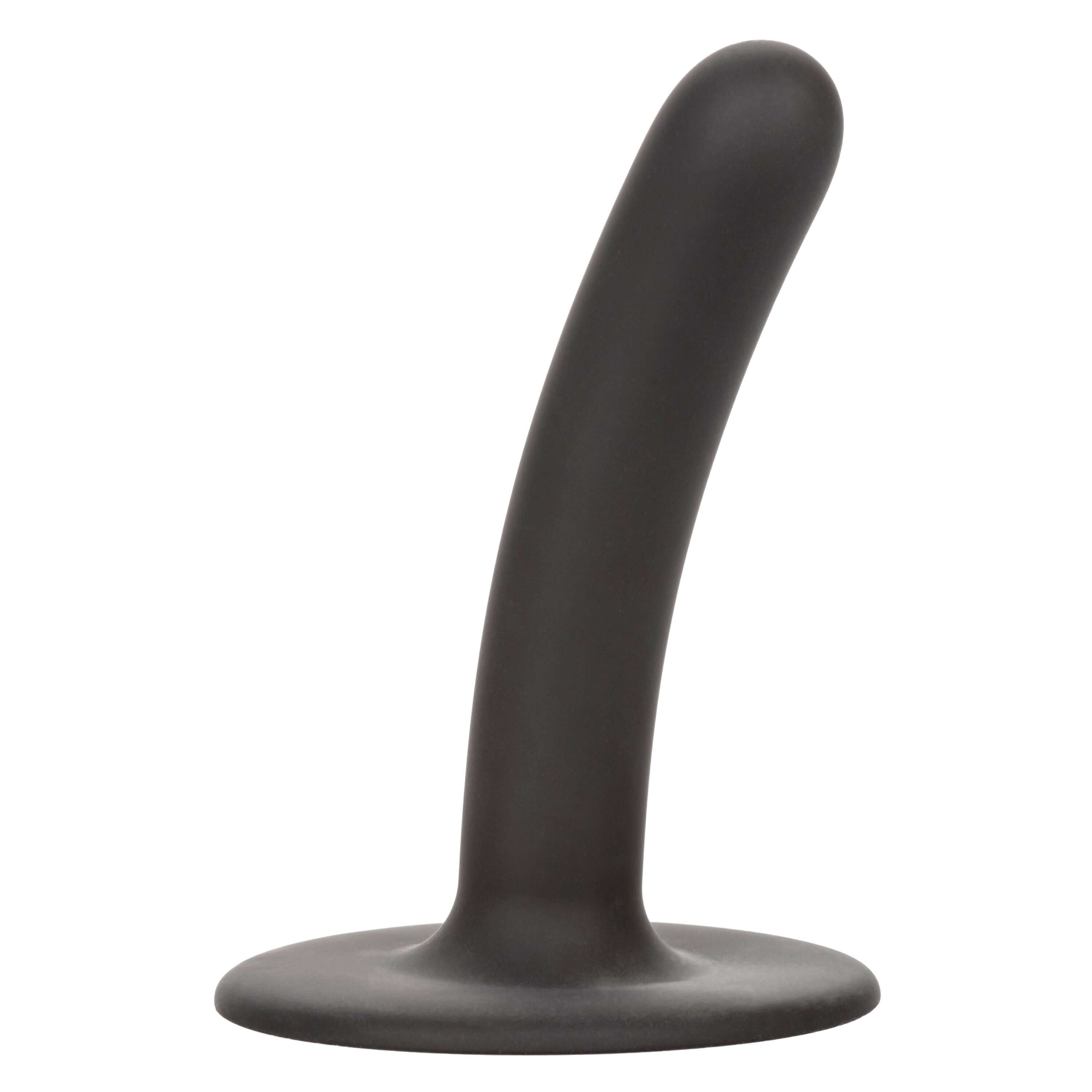 Boundless Slim Probe Dildo 4.5 Inch Black, designed for internal stimulation with a sleek, angled shaft.