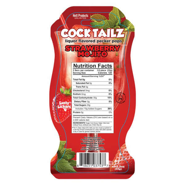 Cocktailz Strawberry Mojito Pecker Pop-1