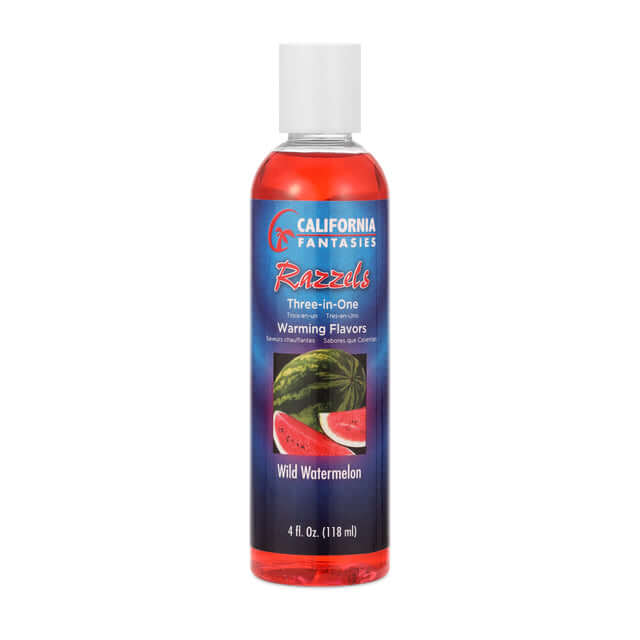 Razzels Warming Lubricant - Wild Watermelon - 4 Oz. Bottle-0