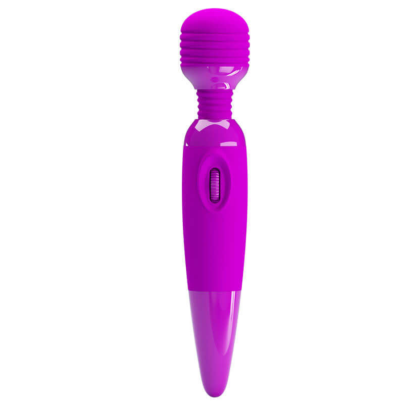 Power Wand Massager Purple, sleek vibrating wand for deep relaxation and sensual stimulation.