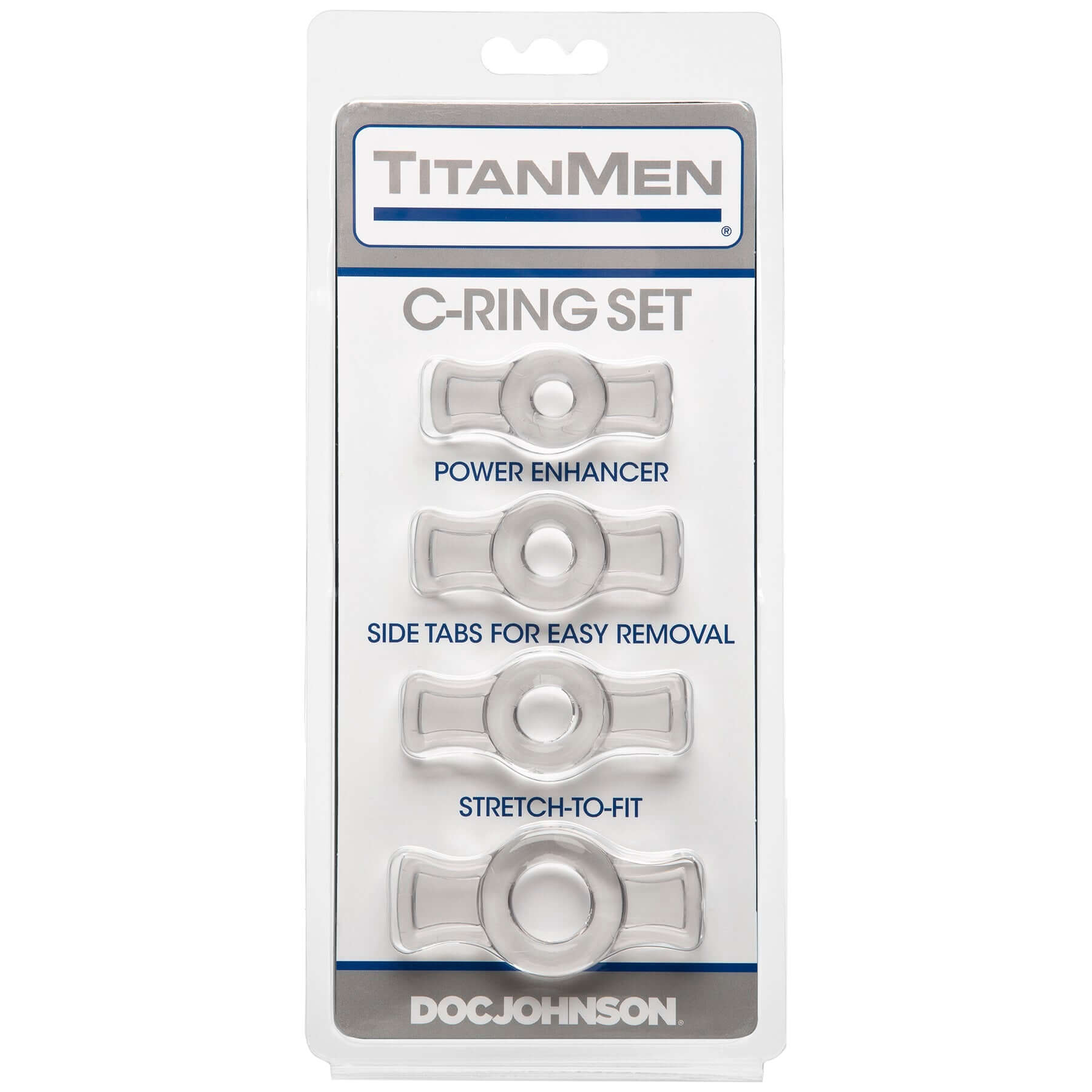 Titanmen Tools Cock Ring Set - Clear-1