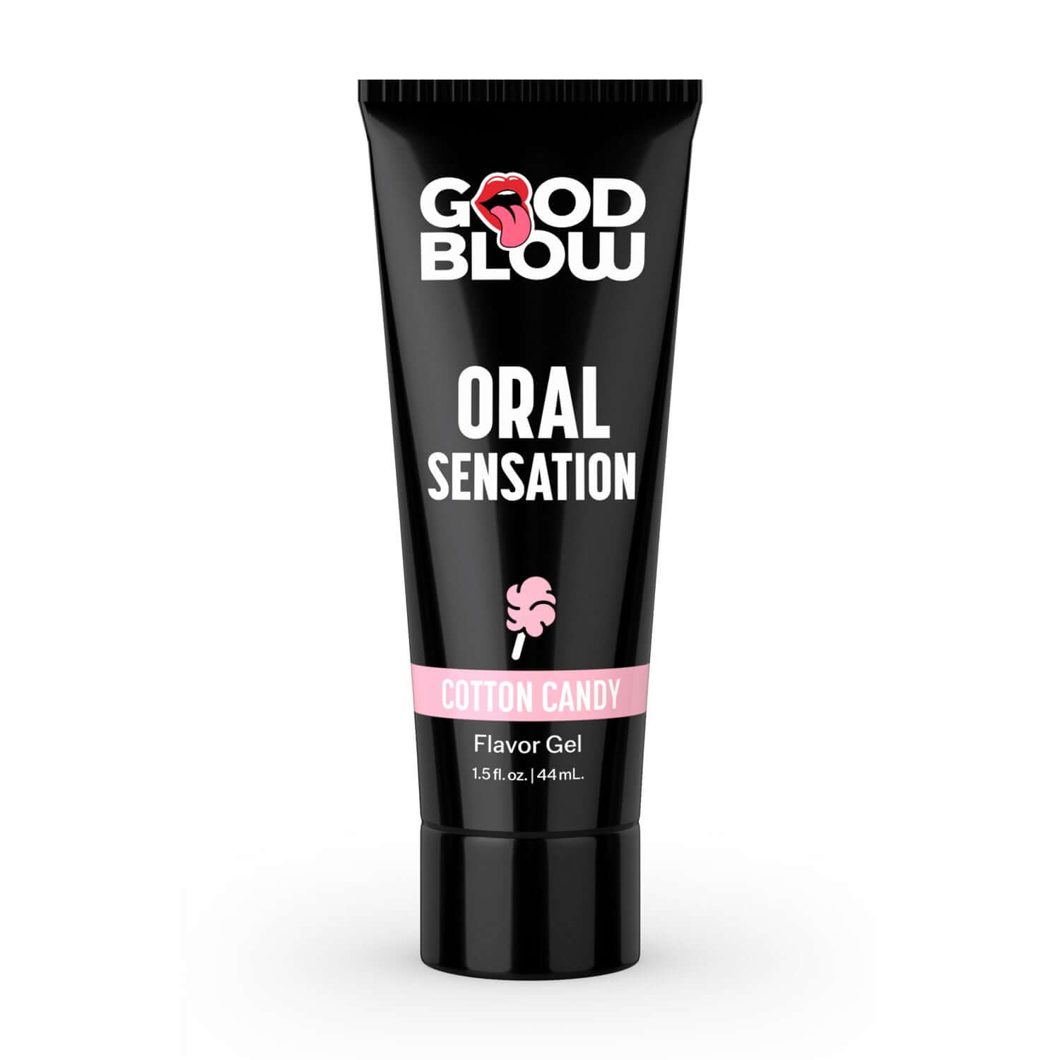 "Good Blow Cotton Candy Oral Sensation Gel tube, flavored for enhanced experience, 1.5 fl oz"
