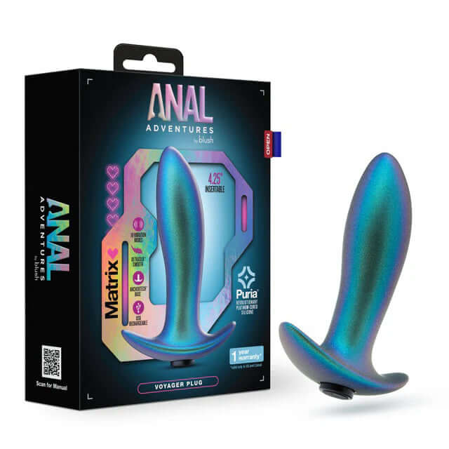Anal Adventures Matrix - Voyager Plug - Neptune Teal-4