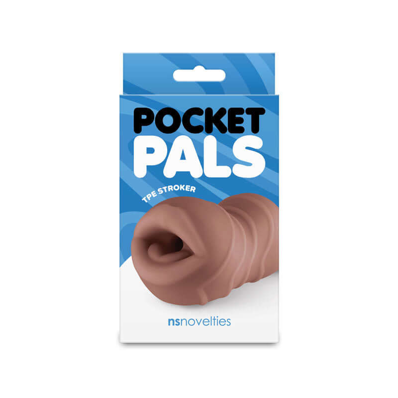 Pocket Pals - Mouth Stroker - Brown-1