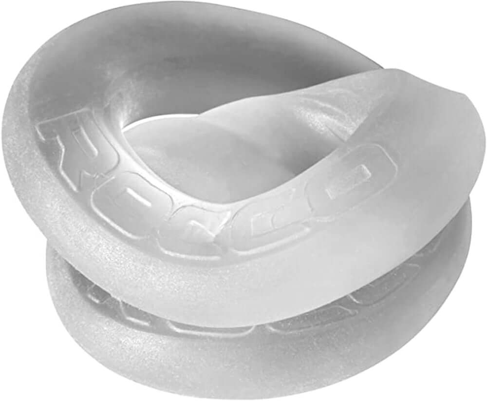 The Rocco 3-Way XL Wrap Ring Clear Perfect Fit showing innovative wrap-style design for versatility and comfort.