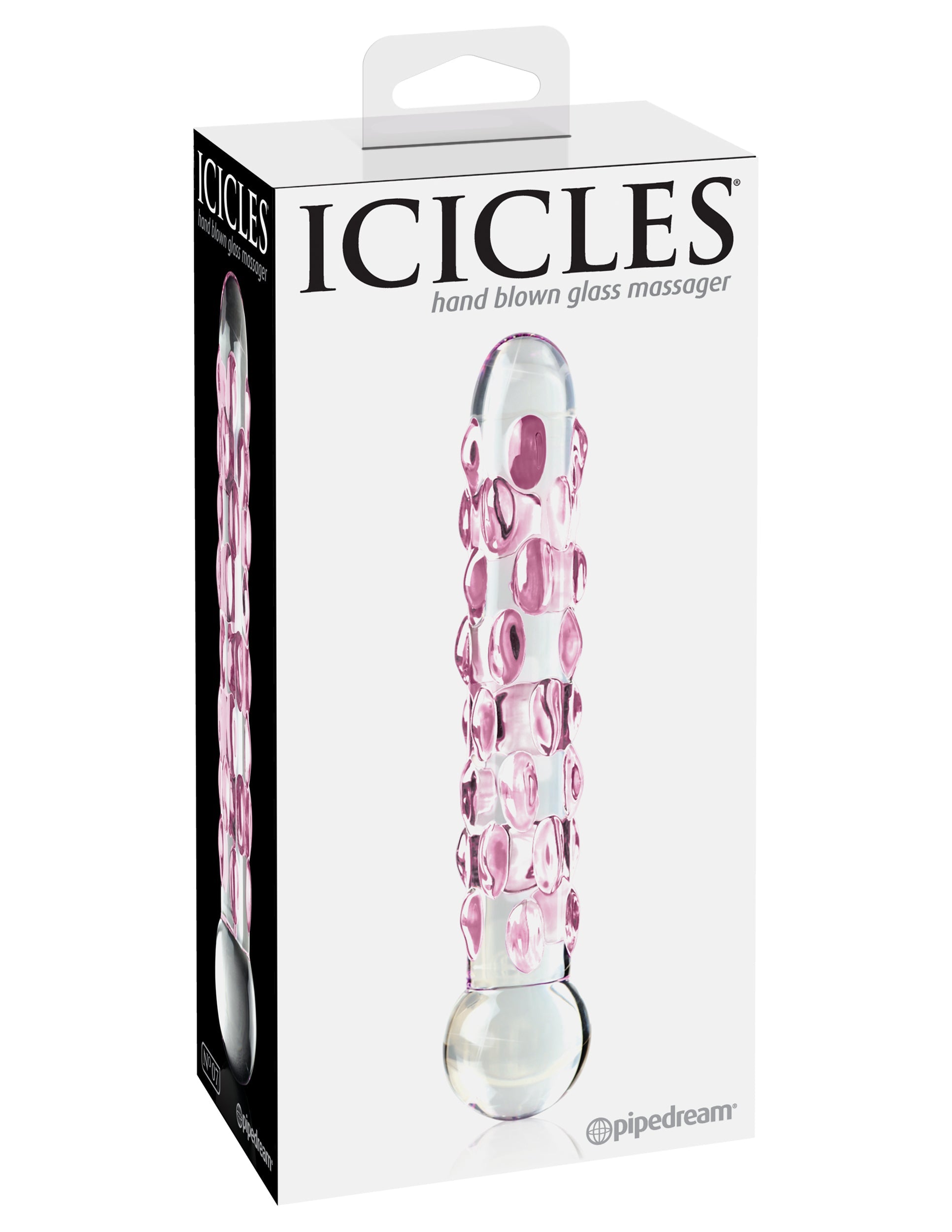 Icicles No. 7 - Clear / Pink-3