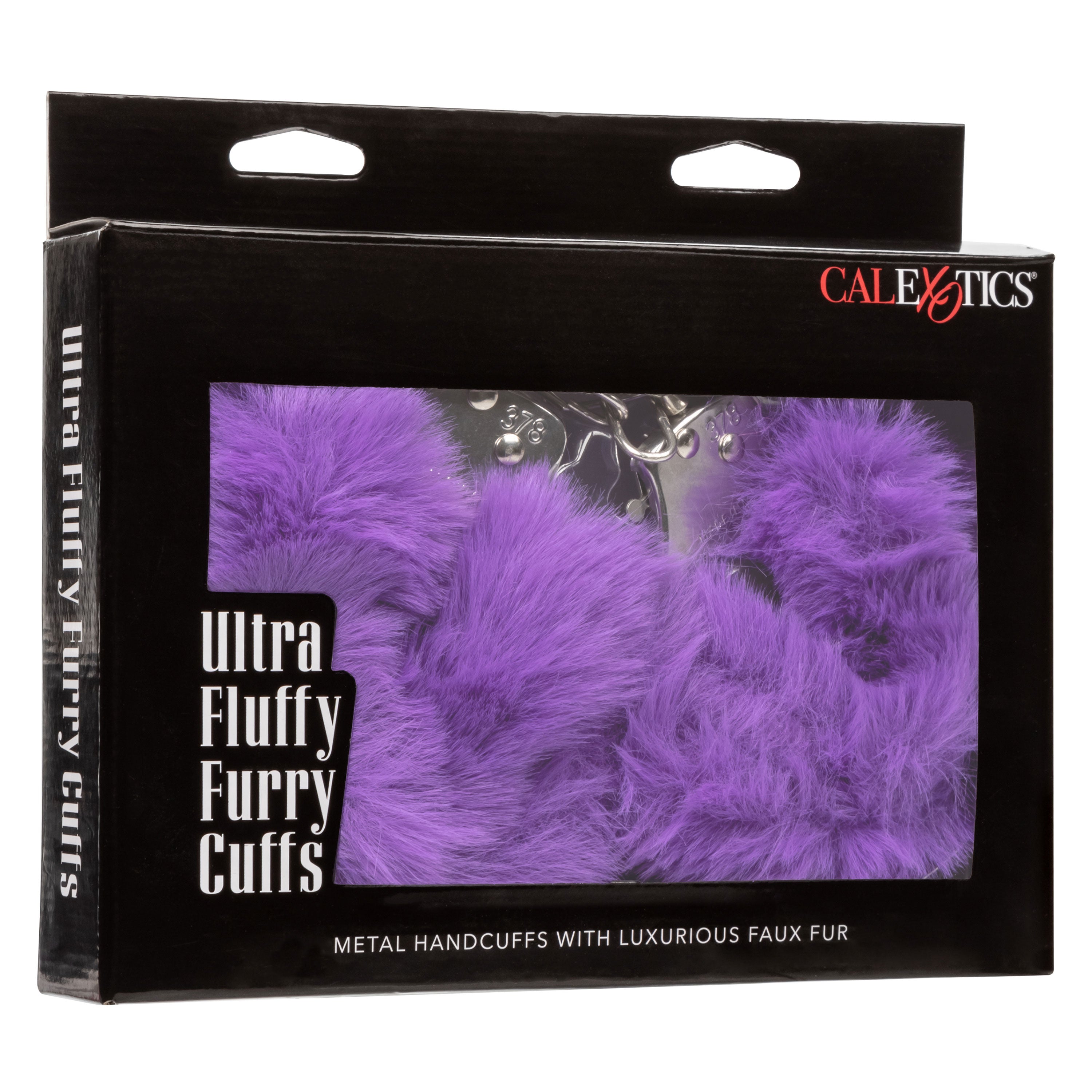 Ultra Fluffy Furry Cuffs - Purple-1