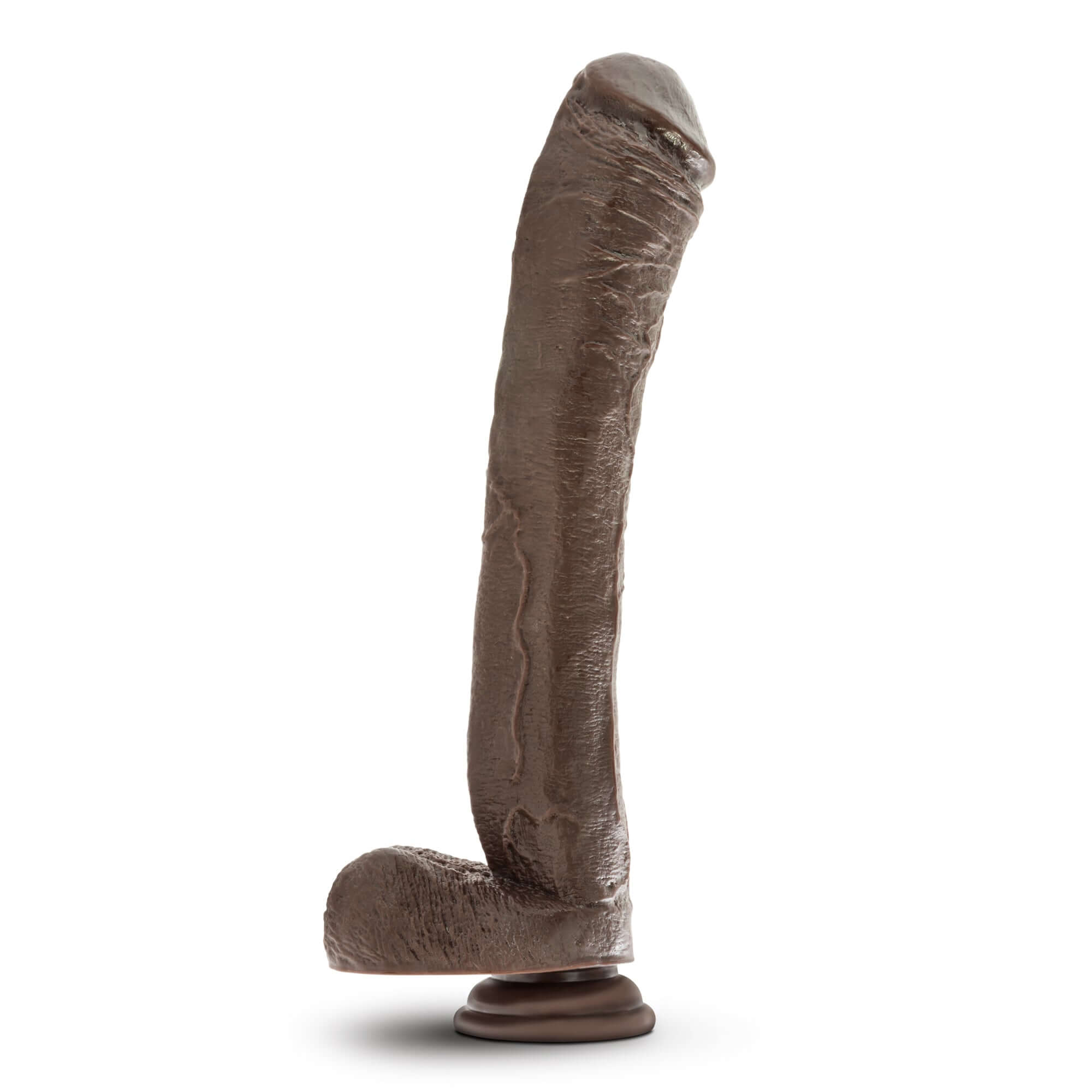 Dr. Skin Mr. Ed 13 Inch Dildo with Suction Cup - Chocolate-1