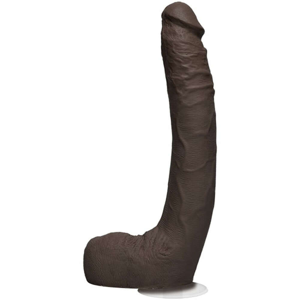 Signature Cocks Jax Slayher 10 Inch Ultraskyn Dildo showcasing its lifelike texture and design.