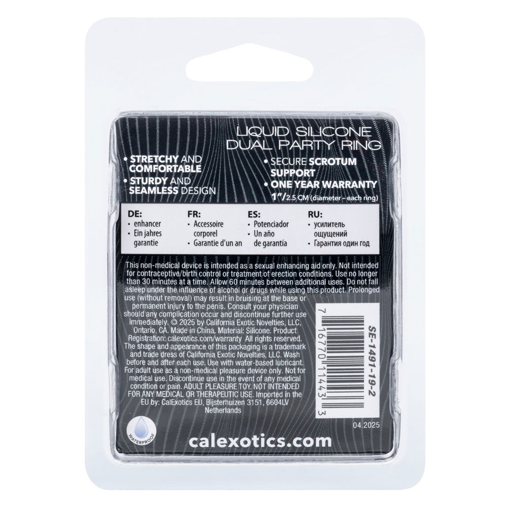 Alpha Liquid Silicone Dual Party Ring-0