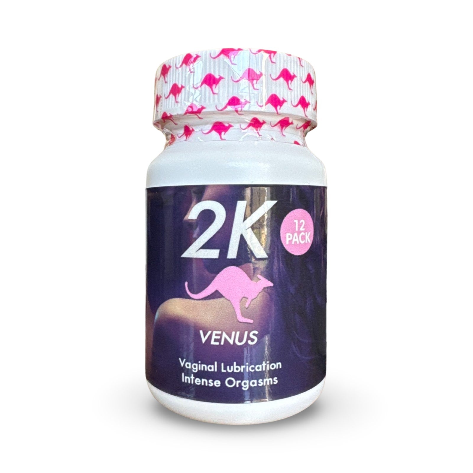 2K Kangaroo Pink Venus For Her Sexual Vaginal Lubrication 12 Pills Bottle